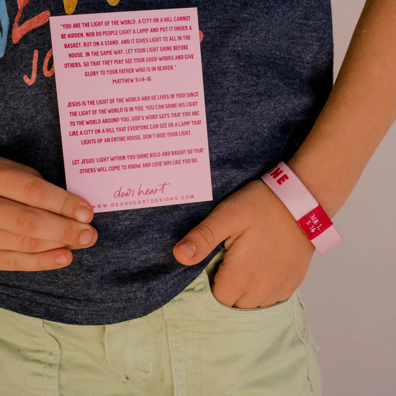Let Your Light Shine Kids Bracelet