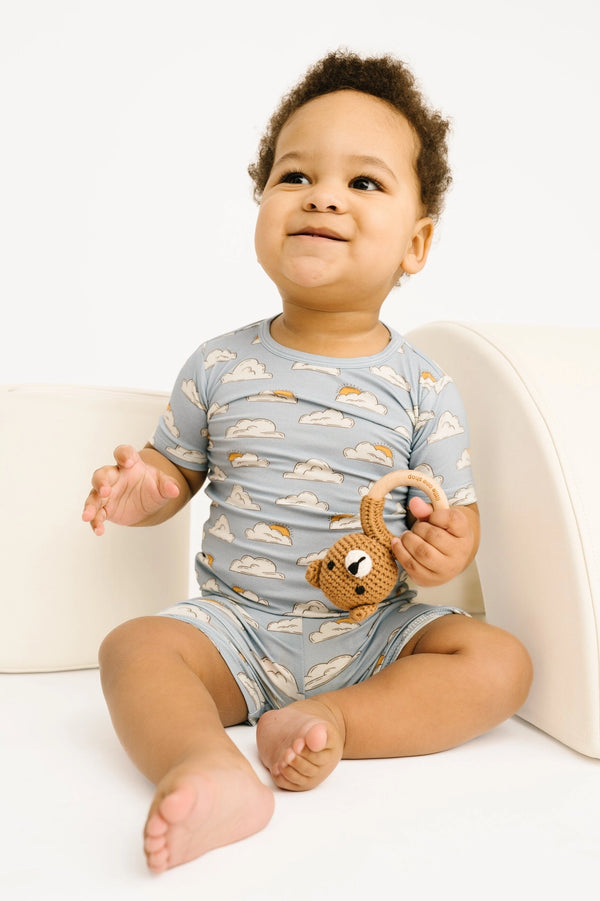 Dreamy Skies Bamboo Jammie Shorts Set