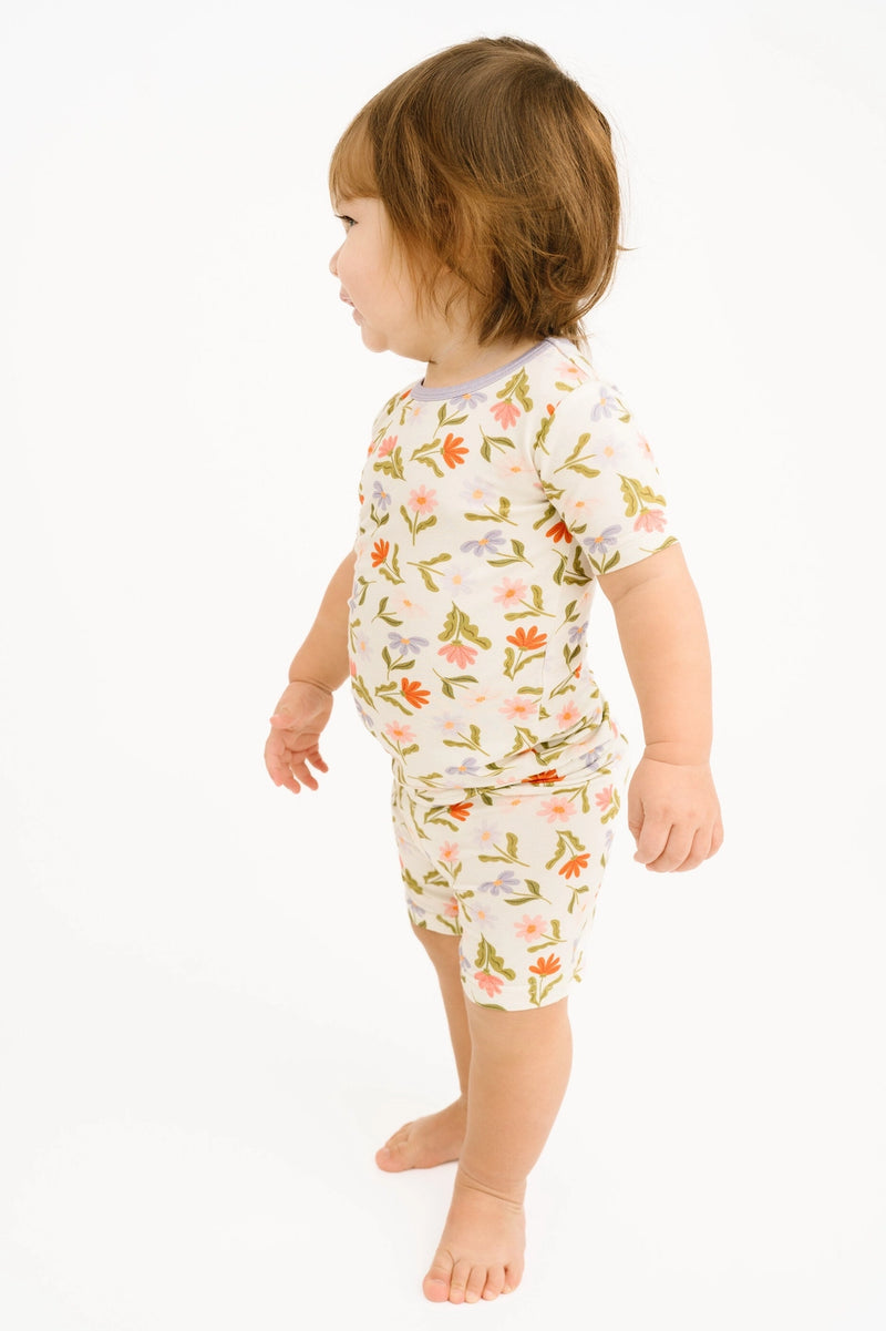 Daisy Daydream Bamboo Jammie Shorts Set