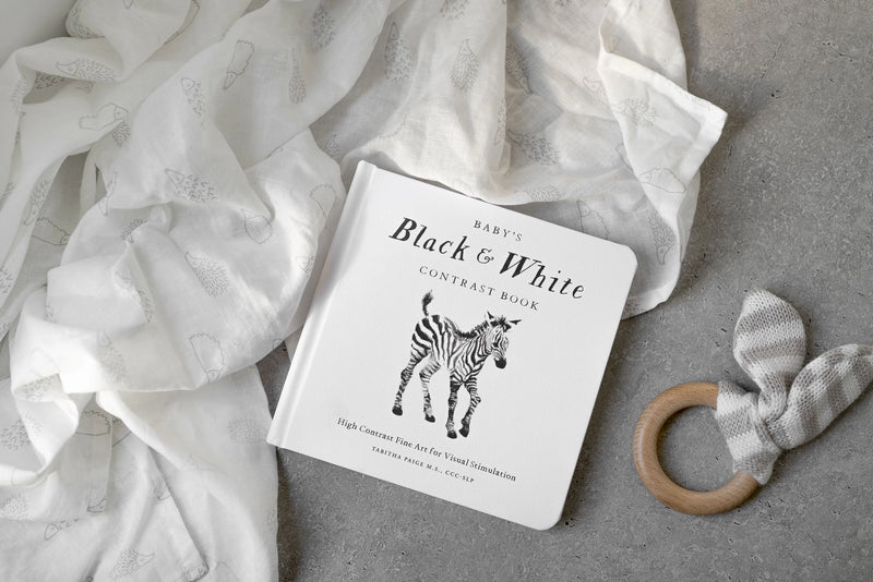 Black and White Contrast Book - Baby Book