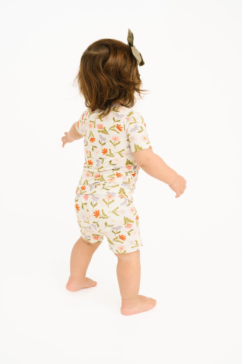 Daisy Daydream Bamboo Jammie Shorts Set