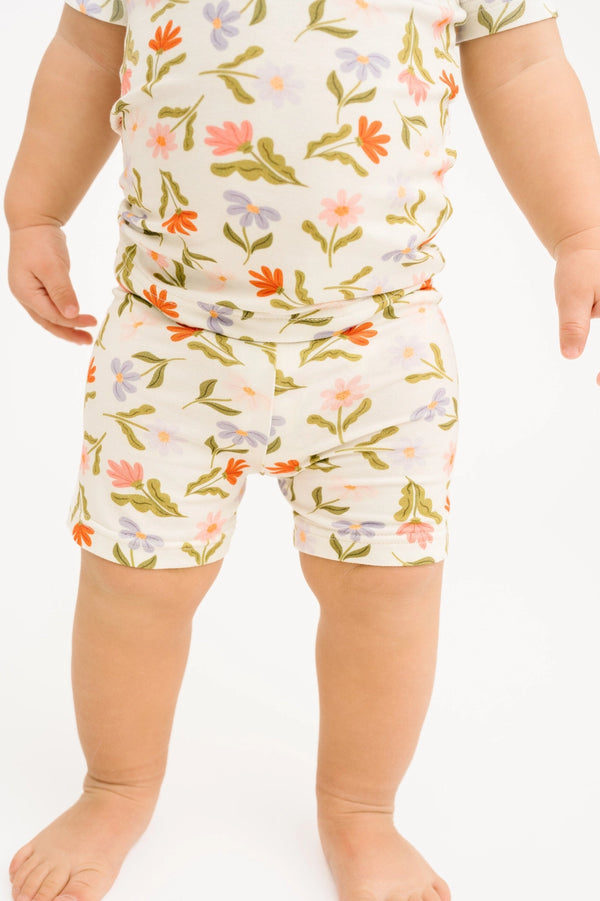 Daisy Daydream Bamboo Jammie Shorts Set