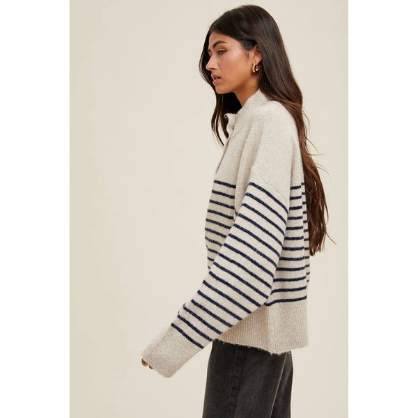 Brynn Half-Button Sweater