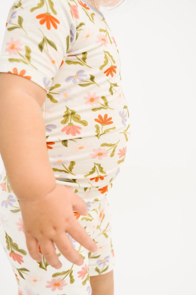 Daisy Daydream Bamboo Jammie Shorts Set