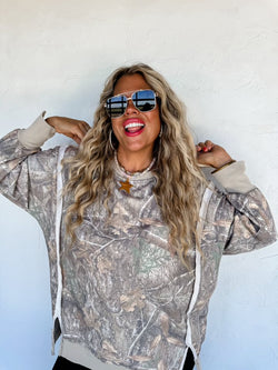 Camo Crewneck Sweatshirt