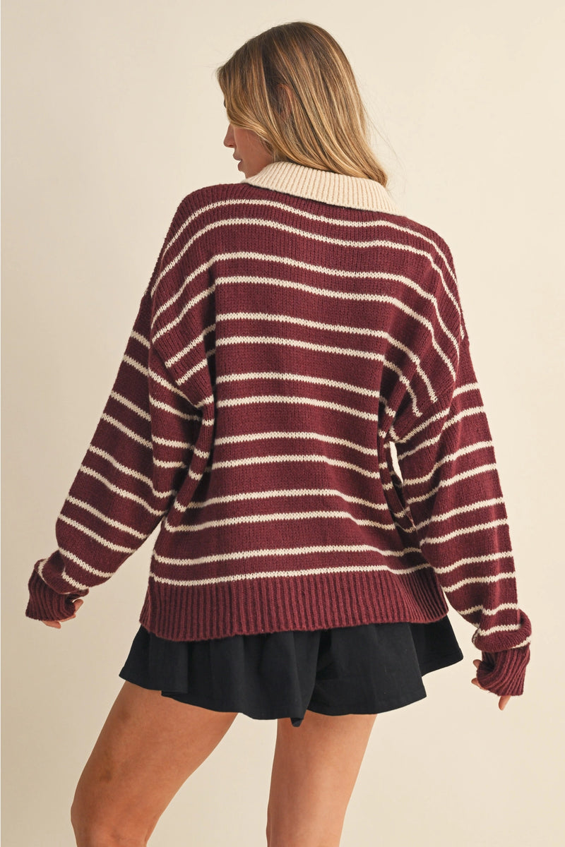 Sloane Collared Sweater