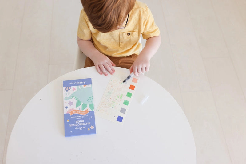 Dinosaur Watercolor Book For Kids