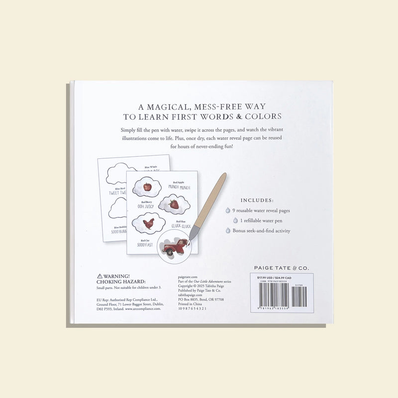 Wishy Washy - Water Reveal Children's Book