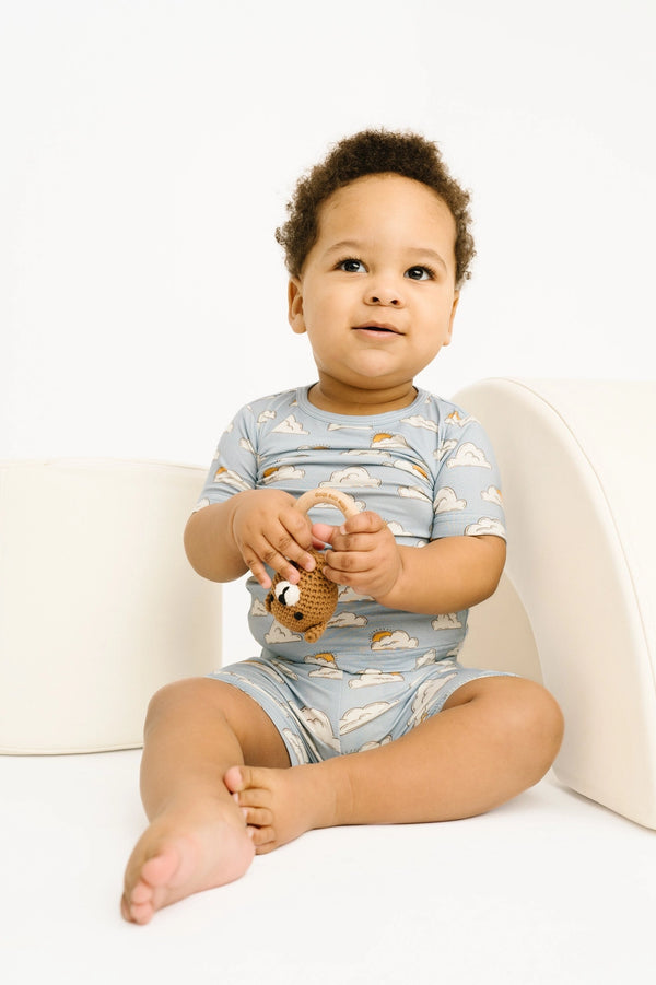 Dreamy Skies Bamboo Jammie Shorts Set
