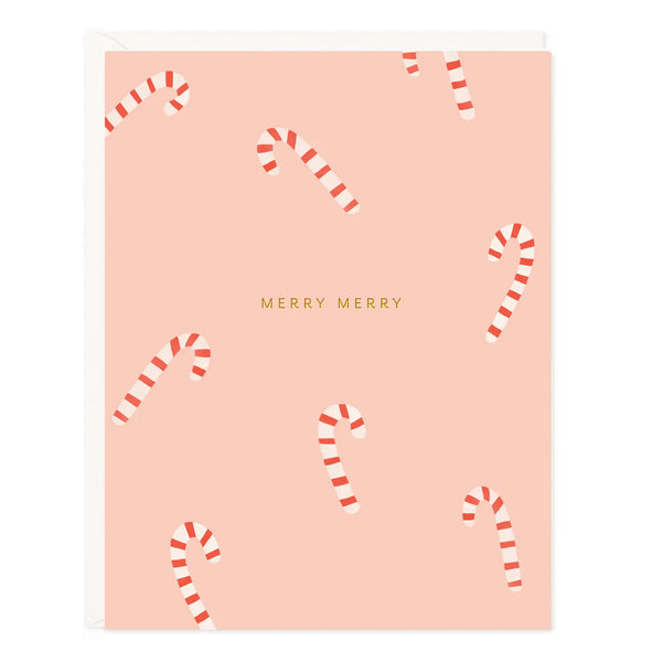Merry Candy Canes Card