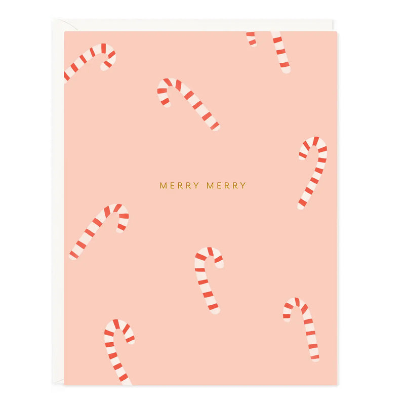Merry Candy Canes Card