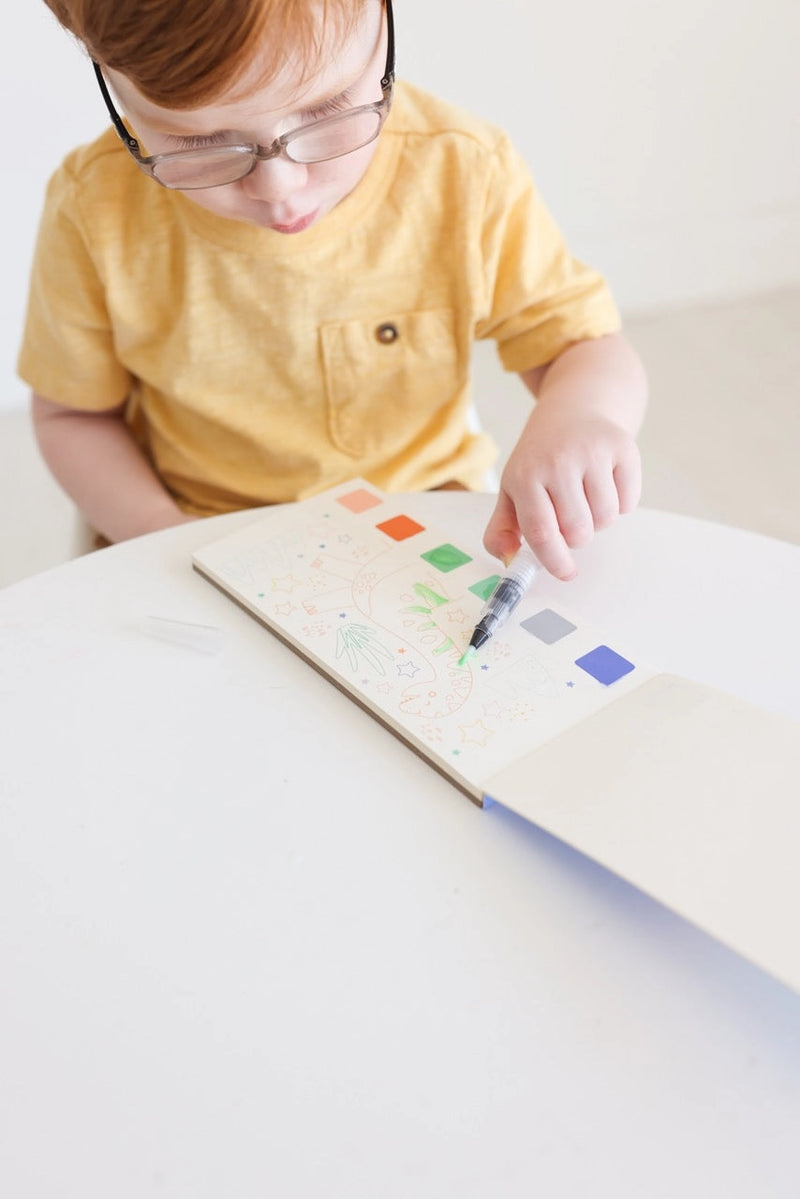 Dinosaur Watercolor Book For Kids