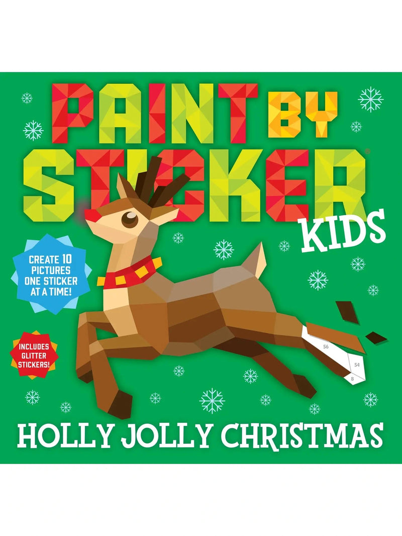 Paint By Sticker Kids: Holly Jolly Christmas