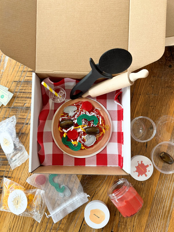 Pizza Mini Playdough Kit