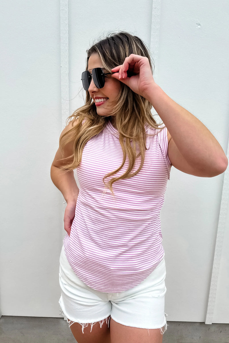 BIANCA STRIPED TANK