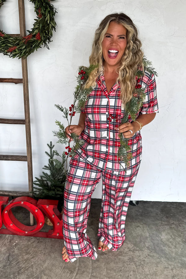 Holiday Plaid Pajama Set