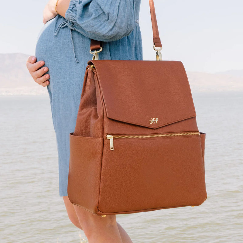 Cognac Classic Diaper Bag