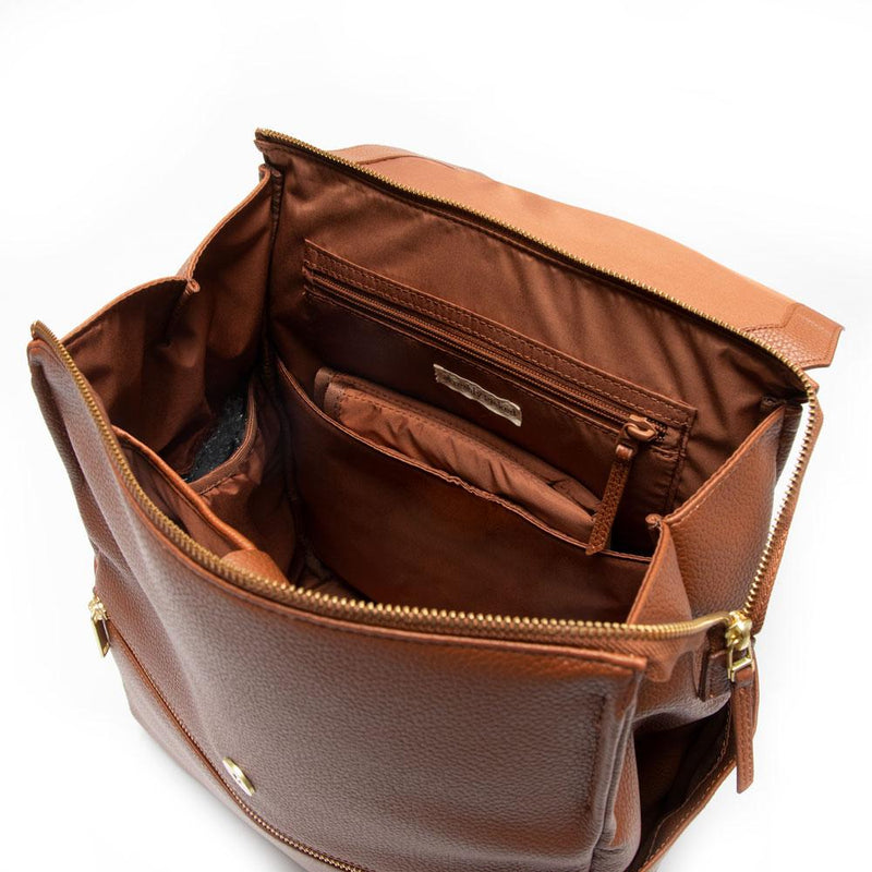 Cognac Classic Diaper Bag