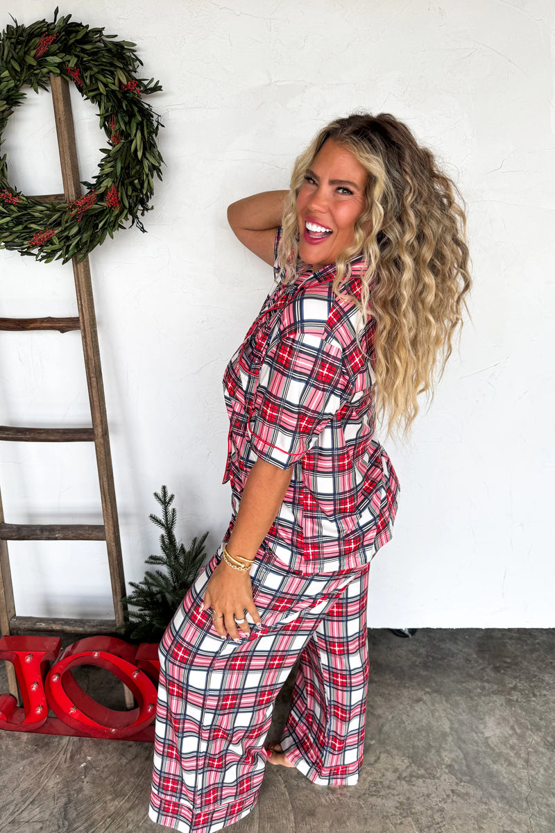 Holiday Plaid Pajama Set