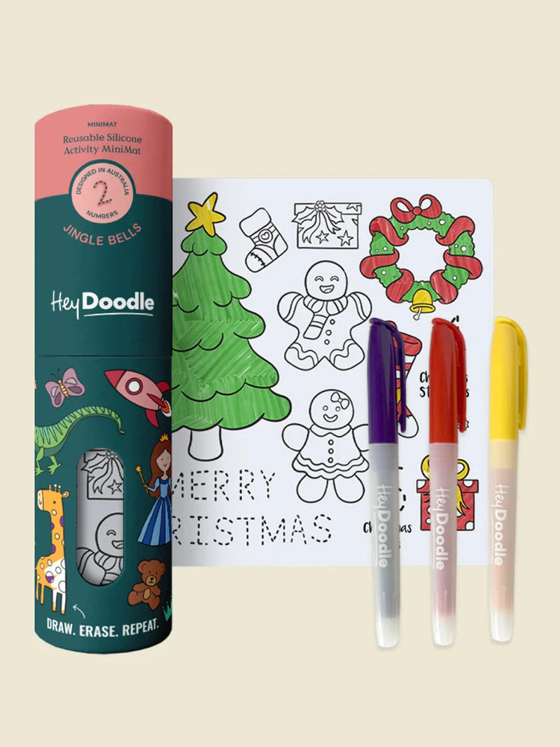 Jingle Bells Mini Coloring & Doodle Mat