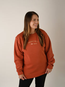 DEAR FALL: I LOVE YOU SWEATSHIRT | AMBER