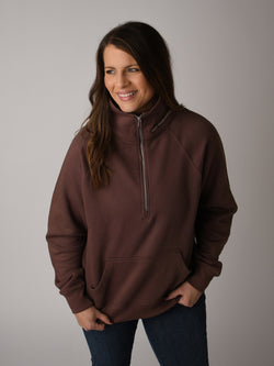 KEEP SEARCHING FOR JOY QUARTER-ZIP SWEATSHIRT