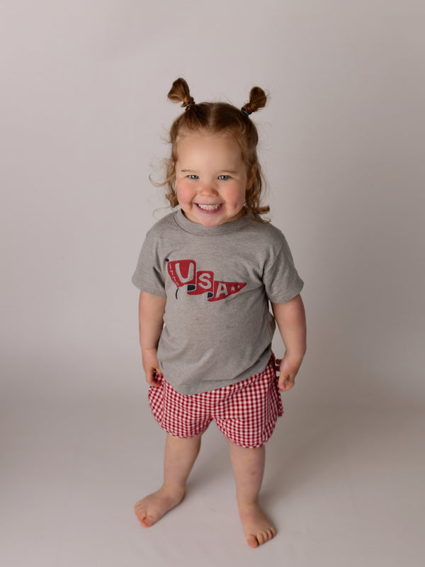 USA 1776 KIDS' TEE | GRAY