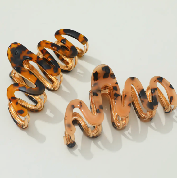 Claw Clips | Large Squiggle Clips