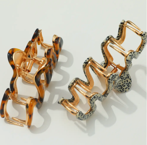 Claw Clips | Large Squiggle Clips