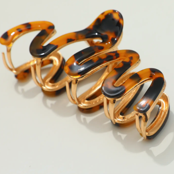 Claw Clips | Large Squiggle Clips