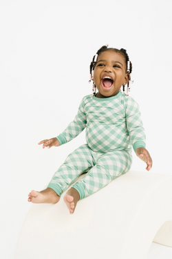 Fern Plaid Bamboo Jammie Set
