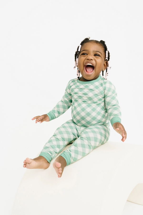 Fern Plaid Bamboo Jammie Set