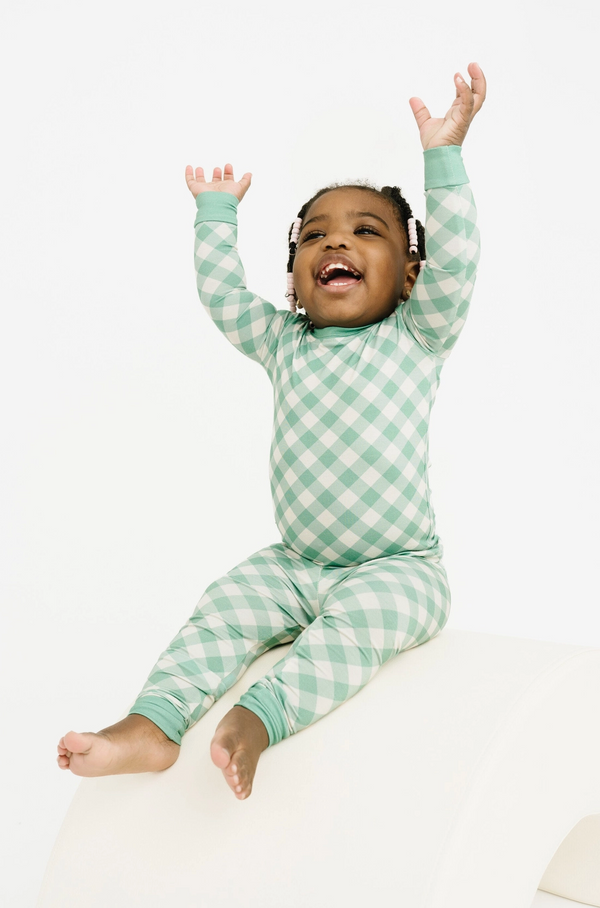 Fern Plaid Bamboo Jammie Set