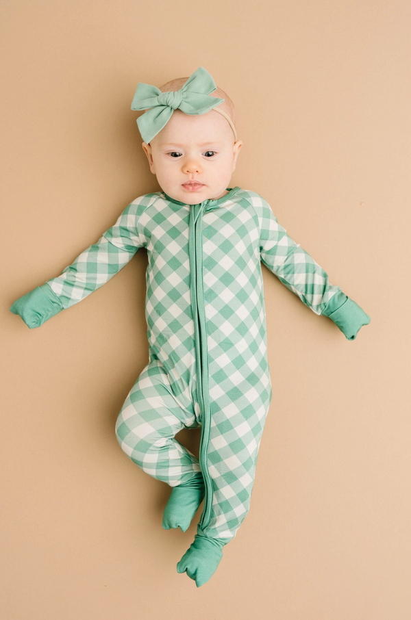 Fern Plaid Bamboo Sleeper