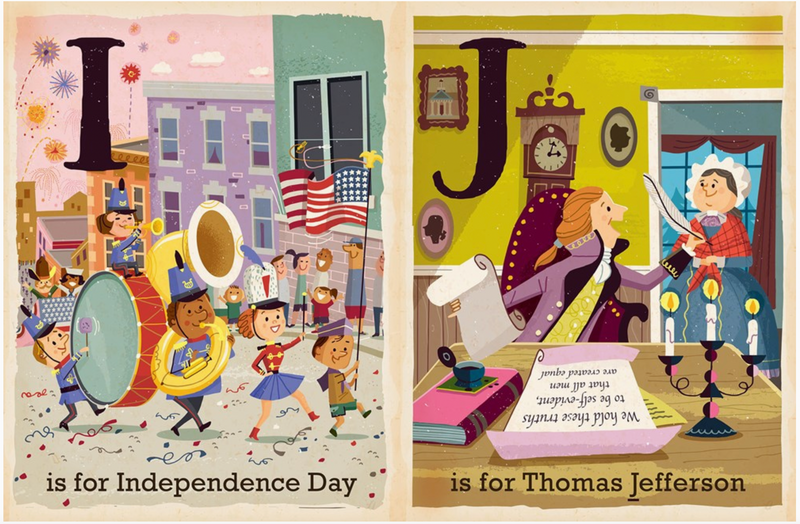 A Is For America: A Patriotic Alphabet Board Book