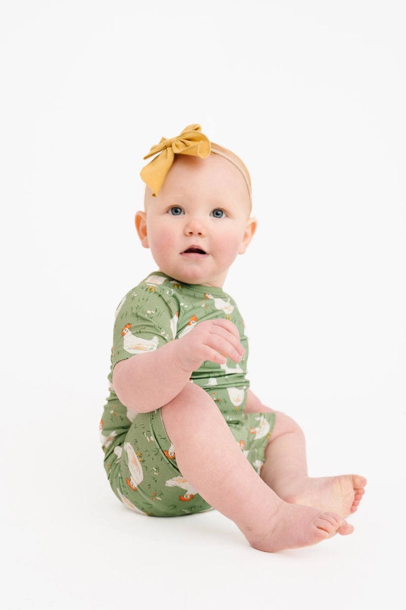 Spring Chicken Jammie Shorts Set