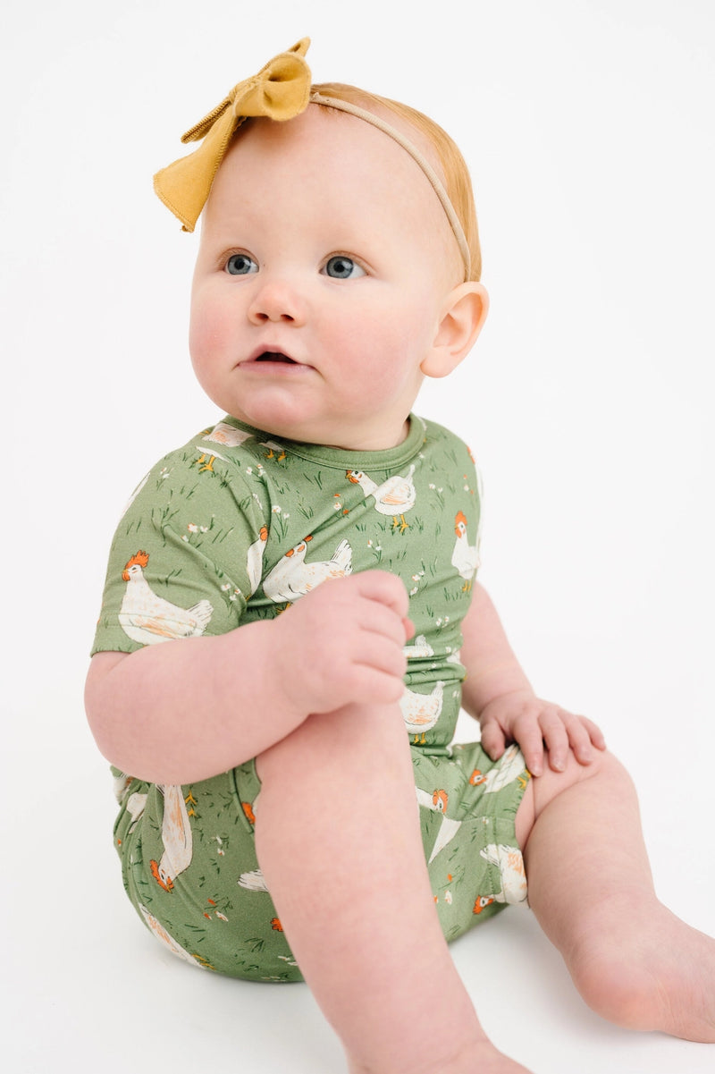 Spring Chicken Jammie Shorts Set