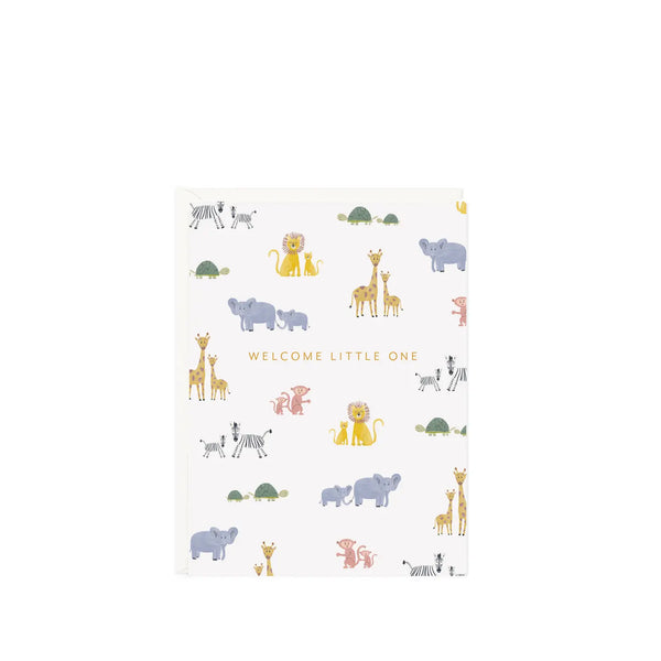 Welcome Animals Mini Card