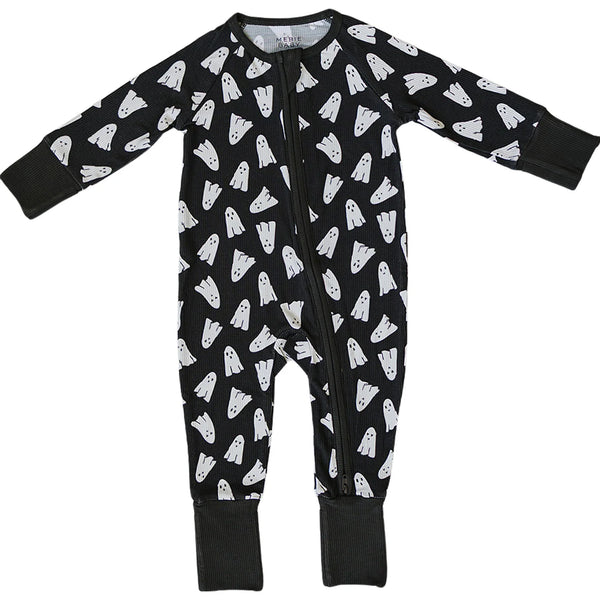 Spooky Ribbed Bamboo Zipper