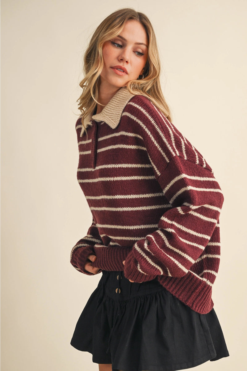 Sloane Collared Sweater