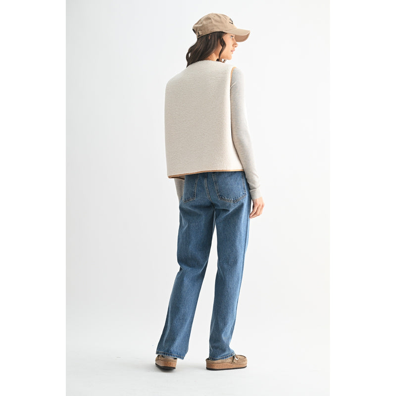 Tara Tie-Front Fleece Vest