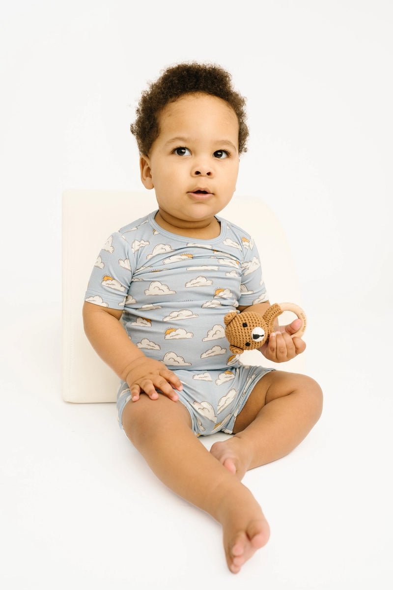 Dreamy Skies Bamboo Jammie Shorts Set