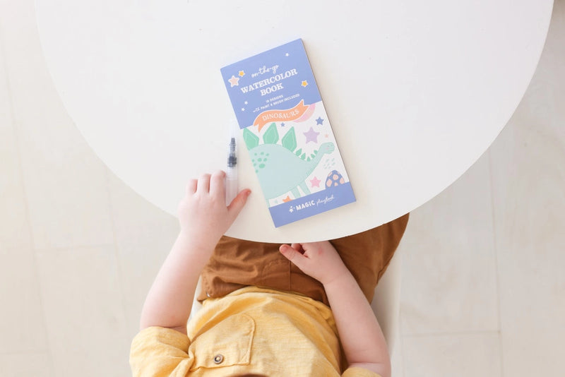 Dinosaur Watercolor Book For Kids