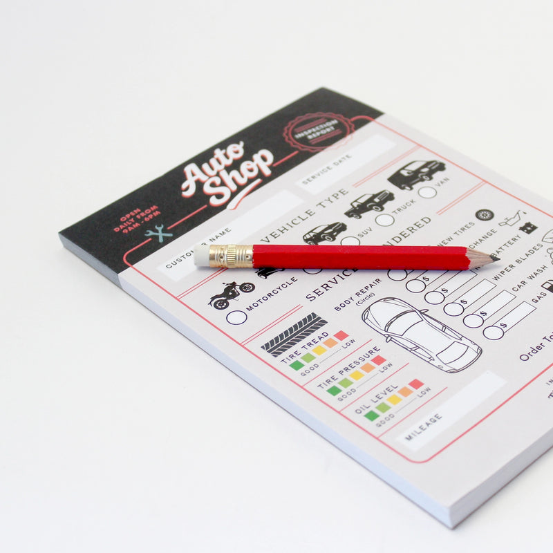 Auto Shop Play Notepad – Storied Folk & Co.