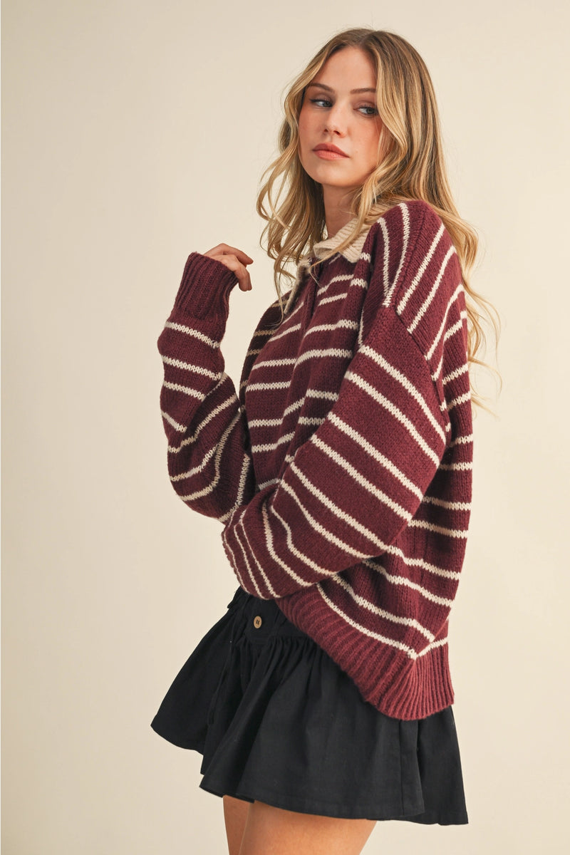 Sloane Collared Sweater