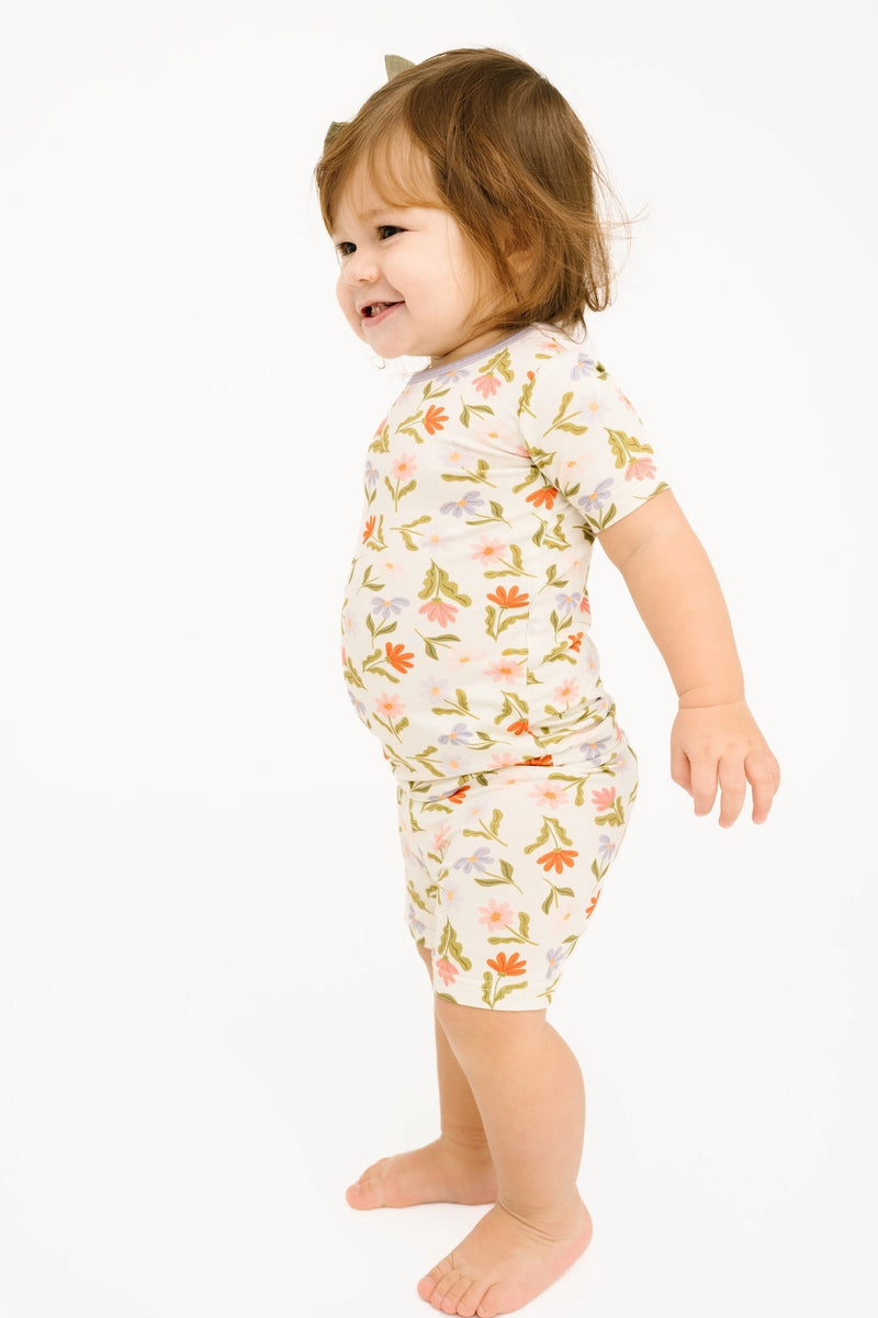Daisy Daydream Bamboo Jammie Shorts Set