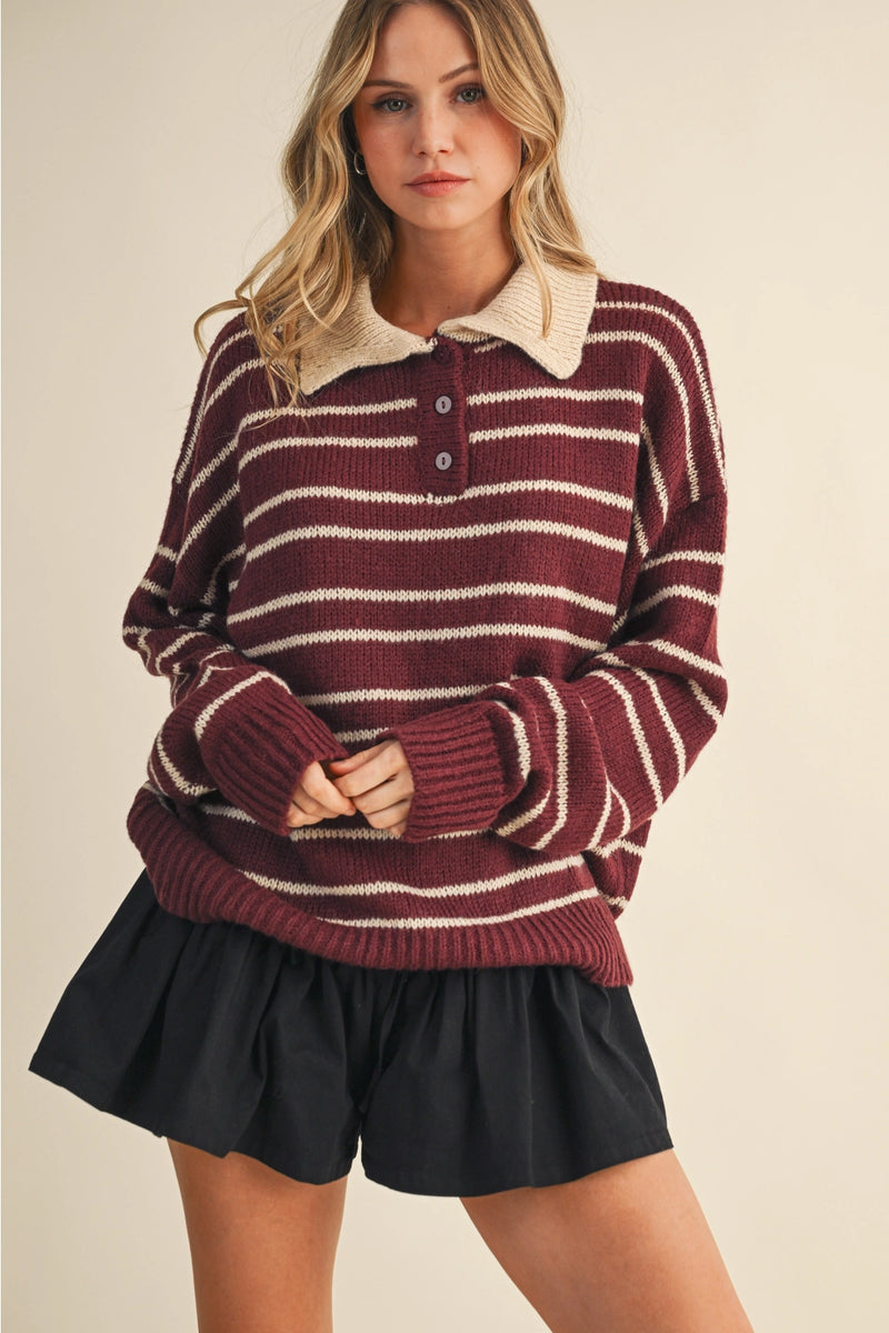 Sloane Collared Sweater
