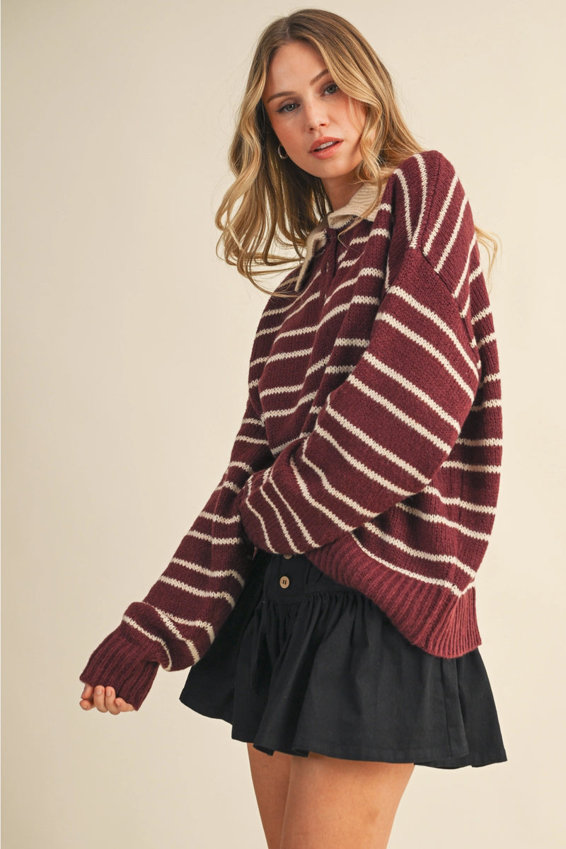 Sloane Collared Sweater