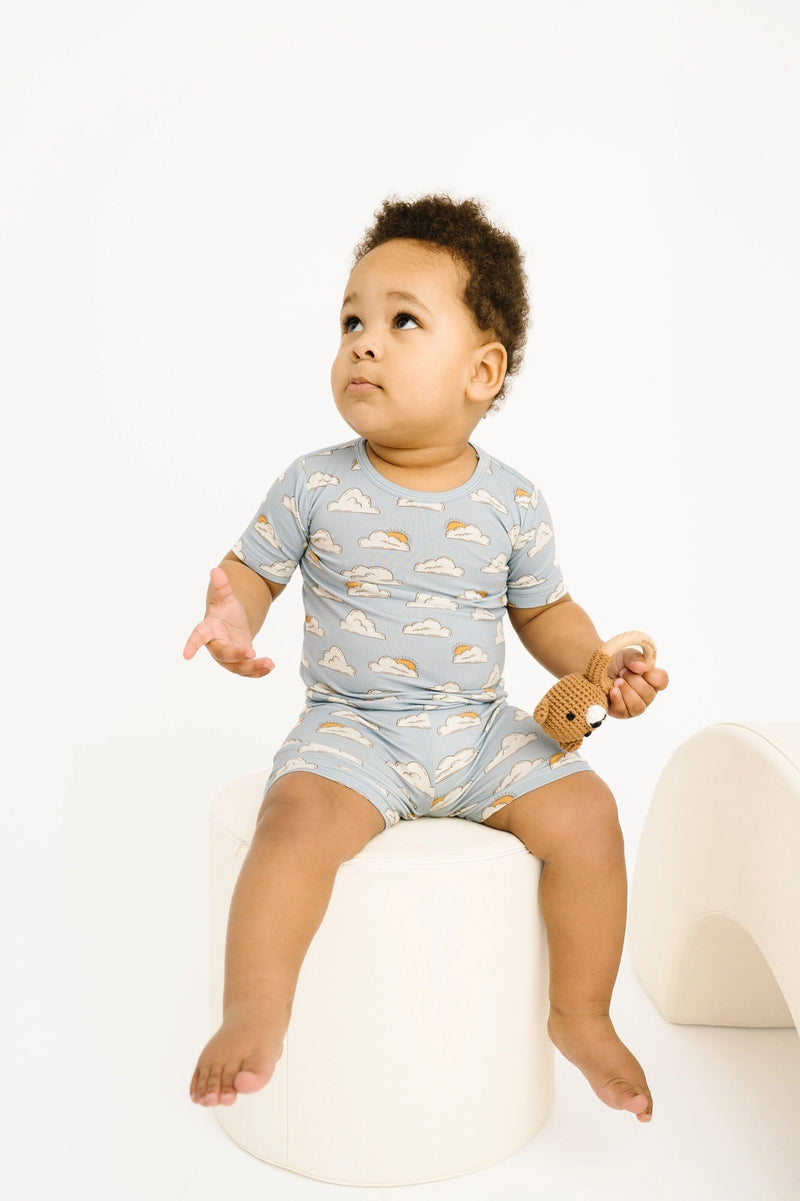 Dreamy Skies Bamboo Jammie Shorts Set