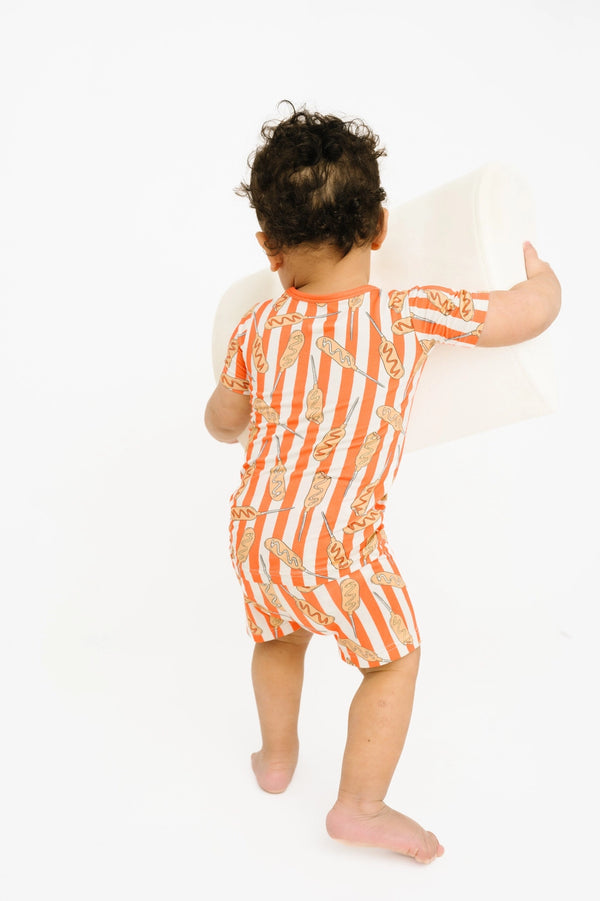 Corn Dog Bamboo Jammie Shorts Set